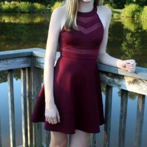Burgundy Formal Dress